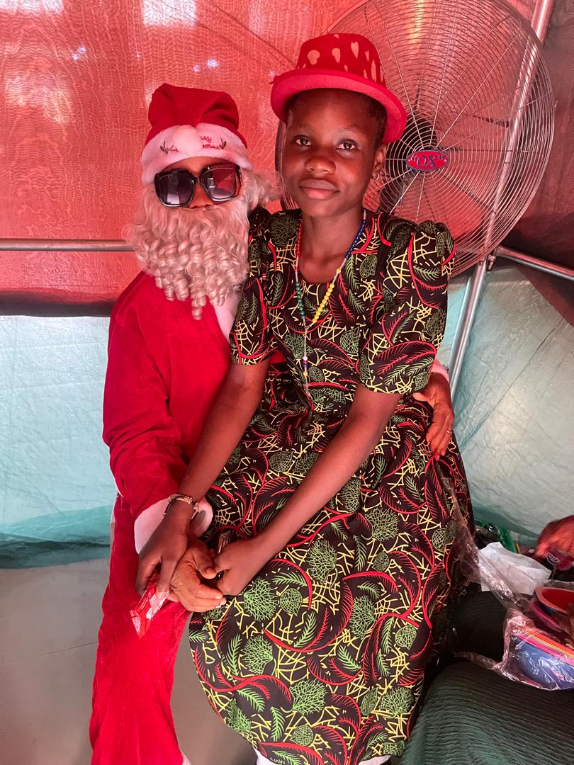 Christmas celebration with children